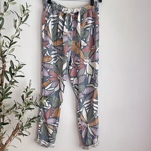 Floral Women's Pants Sz Xs Bin F EUC